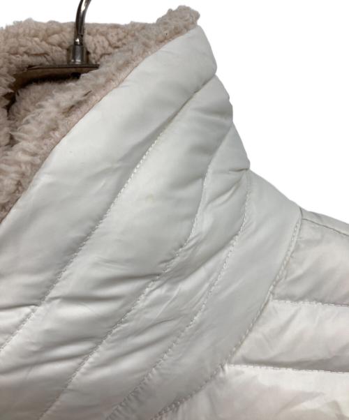 LAUREN RALPH LAUREN（ローレンラルフローレン）LAUREN RALPH LAUREN (ローレンラルフローレン) キルティングダウンコート ホワイト サイズ:Lの古着・服飾アイテム