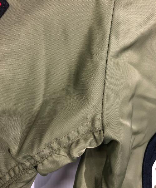 A BATHING APE（ア ベイシング エイプ）A BATHING APE (アベイシングエイプ) シャークボンバージャケット カーキ サイズ:Mの古着・服飾アイテム