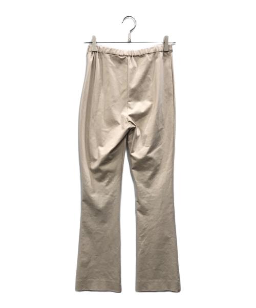 LE PHIL（ル フィル）LE PHIL (ル フィル) ハイストレッチフロントスリットパンツ ベージュの古着・服飾アイテム