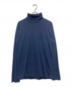 WILLY CHAVARRIAウィリーチャバリア）の古着「タートルネックカットソー」｜ネイビー