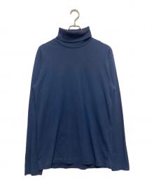 WILLY CHAVARRIA（ウィリーチャバリア）の古着「タートルネックカットソー」｜ネイビー