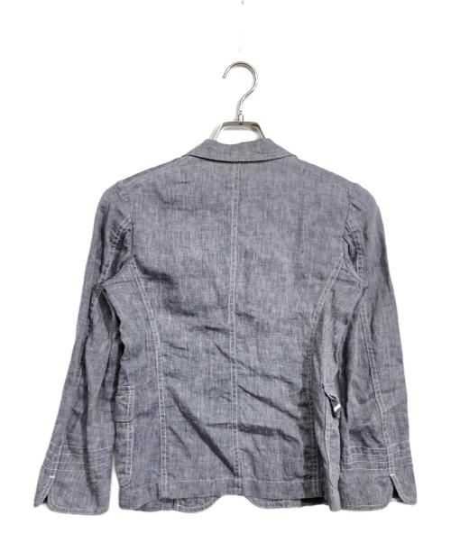 JUNYA WATANABE COMME des GARCONS（(ジュンヤワタナベ コムデギャルソン）JUNYA WATANABE COMME des GARCONS ((ジュンヤワタナベ コムデギャルソン) リネンジャケット ブルー サイズ:XSの古着・服飾アイテム