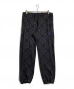 Needles×SASQUATCHfabrix.ニードルズ×サスクワッチファブリックス）の古着「トラックパンツ」｜ブラウン×ネイビー