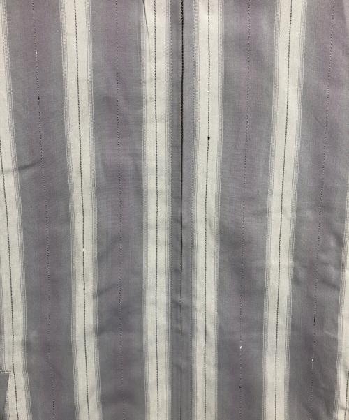 CALEE（キャリー）CALEE (キャリー) VINTAGE TYPE OMBRE STRIPE SWING TOP グレー サイズ:XLの古着・服飾アイテム