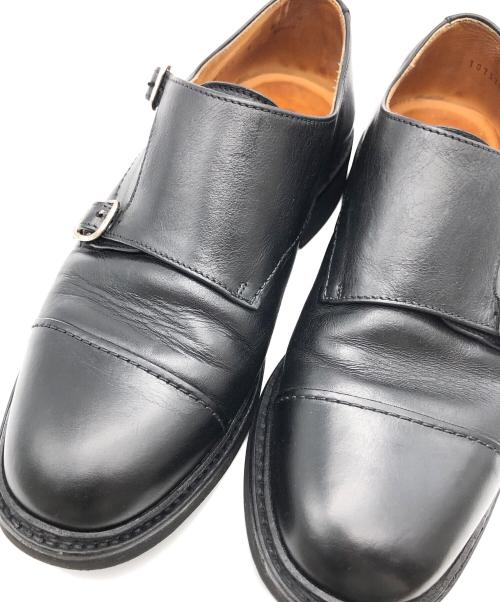 berwick（バーウィック）berwick (バーウィック) ダブルモンクシューズ ブラック サイズ:UK6の古着・服飾アイテム