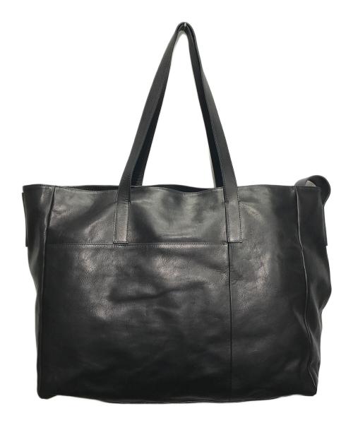 PATRICK STEPHAN（パトリックステファン）PATRICK STEPHAN (パトリックステファン) グランドポッシュ レザー トートバッグ ブラックの古着・服飾アイテム