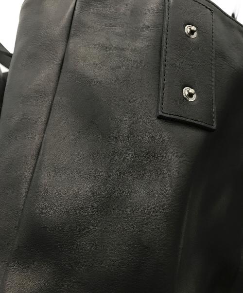 PATRICK STEPHAN（パトリックステファン）PATRICK STEPHAN (パトリックステファン) グランドポッシュ レザー トートバッグ ブラックの古着・服飾アイテム