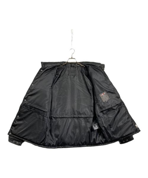 uaboni（ユアボニ）uaboni (ユアボニ) レザーダウンジャケット ブラック サイズ:48の古着・服飾アイテム