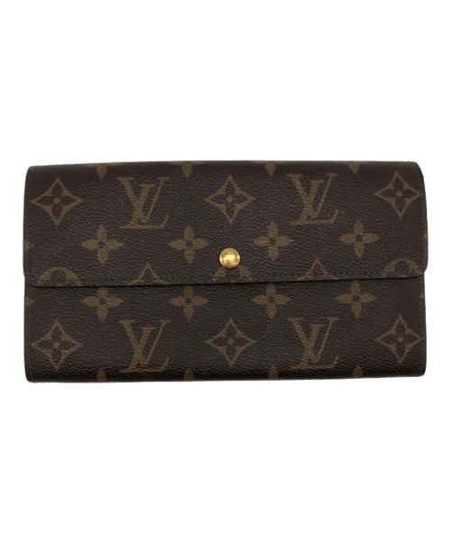 LOUIS VUITTON（ルイ ヴィトン）LOUIS VUITTON (ルイ ヴィトン) 長財布 ブラウンの古着・服飾アイテム