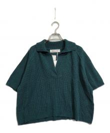 NEARBYME（ニアーバイミー）の古着「メッシュスキッパーニット」｜グリーン