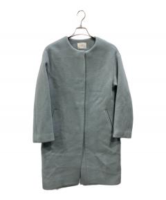 中古・古着通販】IENA (イエナ) モヘアシャギーハーフコート キャメル