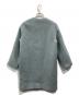 IENA (イエナ) ラムウールノーカラーコート ブルー サイズ:38：6000円