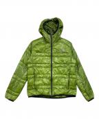 THE NORTH FACEザ ノース フェイス）の古着「LIGHT HEAT HOODIE」｜グリーン