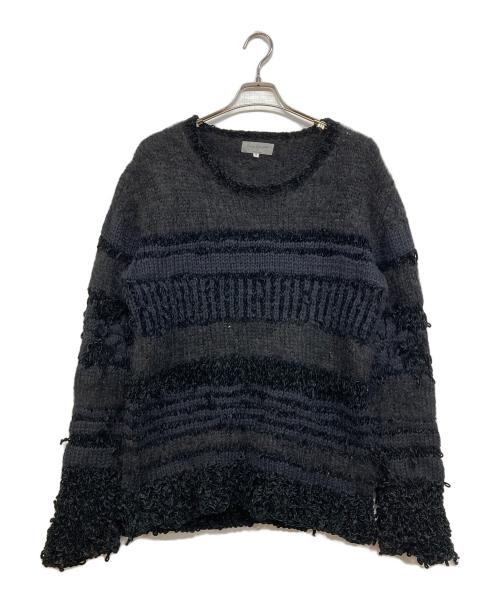 YOHJI YAMAMOTO（ヨウジヤマモト）YOHJI YAMAMOTO (ヨウジヤマモト) モールニット ブラック サイズ:3の古着・服飾アイテム