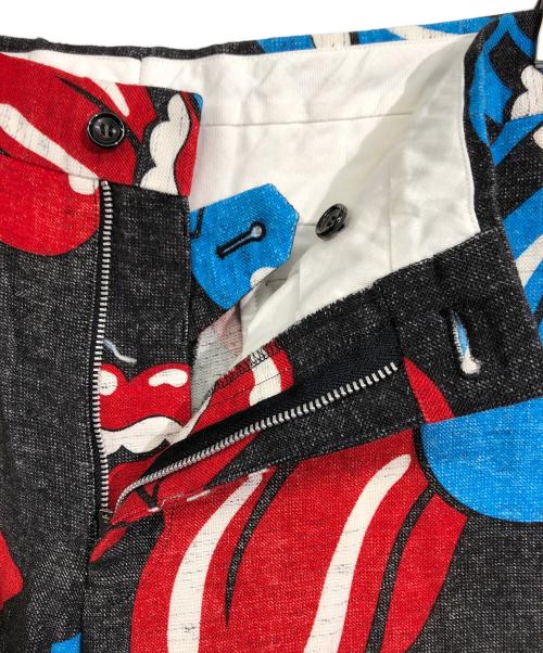 COMME des GARCONS HOMME PLUS（コムデギャルソンオムプリュス）COMME des GARCONS HOMME PLUS (コムデギャルソンオムプリュス) リップ＆タンスラックス グレー×ブルー サイズ:Mの古着・服飾アイテム