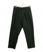 NEATニート）の古着「コットンツータックパンツ」｜グリーン