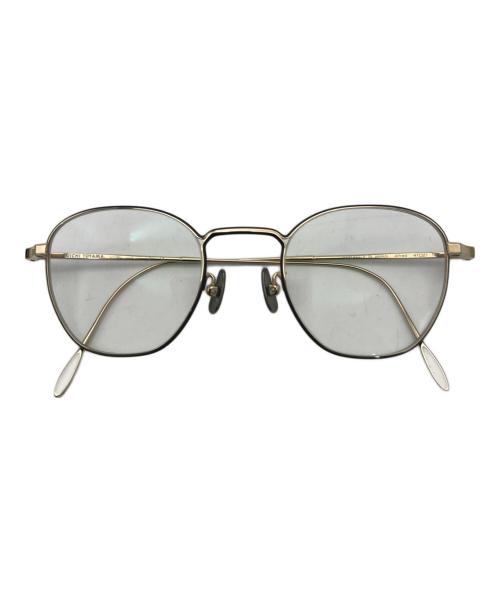 YUICHI TOYAMA.（ユウイチトヤマ）YUICHI TOYAMA. (ユウイチトヤマ) Alfred 08 ゴールド サイズ:47□21の古着・服飾アイテム