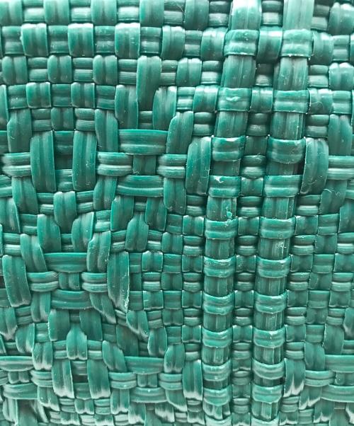 OJO DE MEX（オホデメックス）OJO DE MEX (オホデメックス) Plastico CAGO Tote Cube グリーンの古着・服飾アイテム