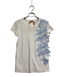 N°21（ヌメロヴェントゥーノ）の古着「レースデザインカットソー」｜ホワイト