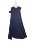 ENFOLD（エンフォルド）の古着「アシンメトリーノースリーブワンピース」｜ネイビー