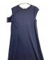 ENFOLD (エンフォルド) アシンメトリーノースリーブワンピース ネイビー サイズ:38：3000円