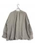 Whim Gazette (ウィムガゼット) ローンスリーブギャザープルオーバー グレー サイズ:F：6000円
