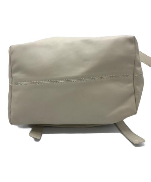 MM6 Maison Margiela（エムエムシックスメゾンマルジェラ）MM6 Maison Margiela (エムエムシックス メゾンマルジェラ) レザートートバッグ ベージュの古着・服飾アイテム