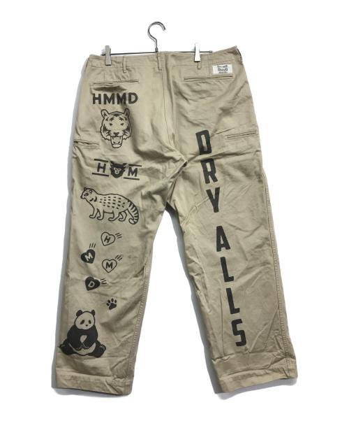 HUMAN MADE（ヒューマンメイド）HUMAN MADE (ヒューマンメイド) MILITARY PRINT CHINO ベージュ サイズ:XLの古着・服飾アイテム