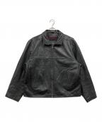 ST JOHN'S BAYセントジョンズベイ）の古着「レザージャケット」｜ブラック