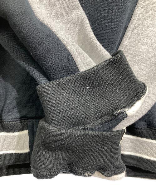 BAPE BY A BATHING APE（ベイプバイアベイシングエイプ）BAPE BY A BATHING APE (ベイプバイアベイシングエイプ) スナップボタンスウェットワッペンスタジャン ブラック サイズ:XLの古着・服飾アイテム