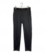 BLACK LABEL CRESTBRIDGEブラックレーベル クレストブリッジ）の古着「センタープレスパンツ」｜ブラック