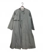 DRESSTERIORドレステリア）の古着「タイプライターコート」｜スカイブルー