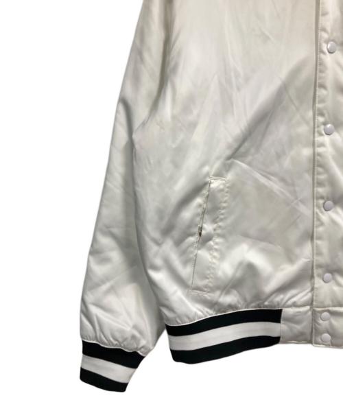 NIKE SB（ナイキエスビー）NIKE SB (ナイキエスビー) NBA ボンバー ジャケット ホワイト サイズ:XXLの古着・服飾アイテム
