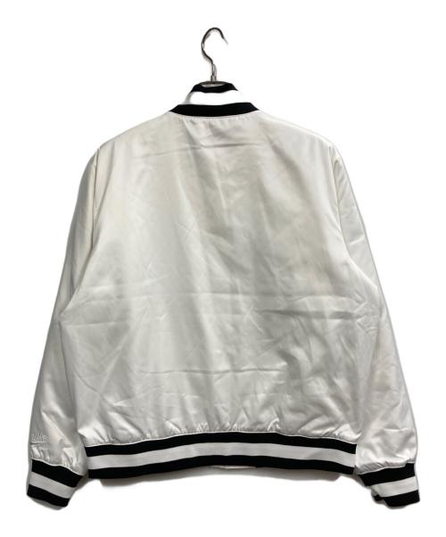 NIKE SB（ナイキエスビー）NIKE SB (ナイキエスビー) NBA ボンバー ジャケット ホワイト サイズ:XXLの古着・服飾アイテム
