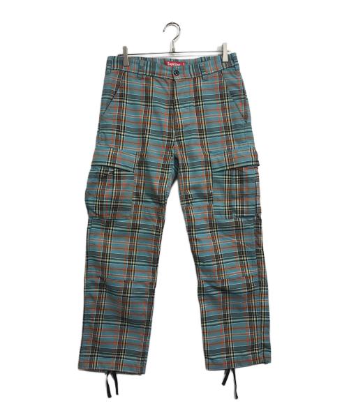 SUPREME（シュプリーム）Supreme (シュプリーム) タータンチェックカーゴパンツ マルチカラー サイズ:W30の古着・服飾アイテム