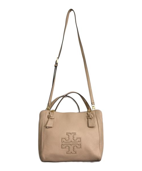 TORY BURCH（トリーバーチ）TORY BURCH (トリーバーチ) 2WAYバッグ ピンクベージュの古着・服飾アイテム