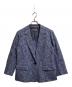 theory luxe（セオリーリュクス）の古着「ツイードテーラードジャケット」｜ブルー
