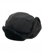 kijima takayukiキジマタカユキ）の古着「フライトキャップ」｜ブラック