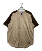 stussyステューシー）の古着「ベースボールシャツ」｜ブラウン