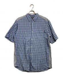 stussy（ステューシー）の古着「インド綿半袖チェックシャツ」｜ブルー