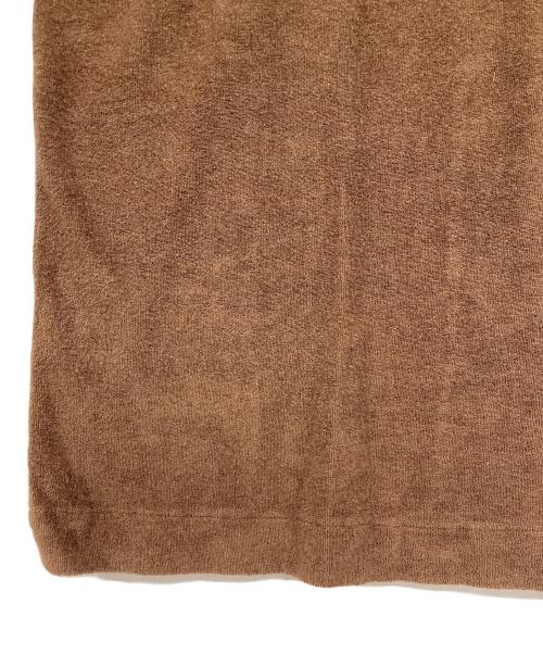 A BATHING APE（ア ベイシング エイプ）A BATHING APE (ア ベイシング エイプ) オールドパイル地ポロシャツ ブラウン サイズ:XLの古着・服飾アイテム