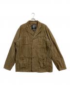 stussyステューシー）の古着「オールドコーデュロイワークジャケット」｜ブラウン