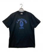 A BATHING APEア ベイシング エイプ）の古着「ロゴカットソー」｜ブラック