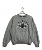 KENZOケンゾー）の古着「Graphic Eye Sweatshirt」｜グレー