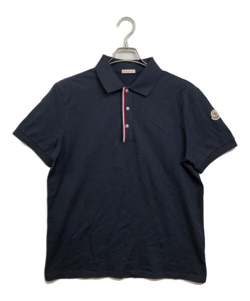 MONCLER（モンクレール）MONCLER (モンクレール) ポロシャツ ネイビー サイズ:Mの古着・服飾アイテム