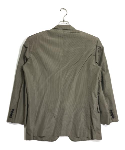 Christian Dior MONSIEUR（クリスチャンディオールムッシュ）Christian Dior MONSIEUR (クリスチャンディオールムッシュ) シルクテーラードジャケット カーキ サイズ:Mの古着・服飾アイテム