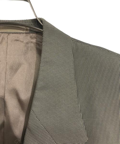 Christian Dior MONSIEUR（クリスチャンディオールムッシュ）Christian Dior MONSIEUR (クリスチャンディオールムッシュ) シルクテーラードジャケット カーキ サイズ:Mの古着・服飾アイテム