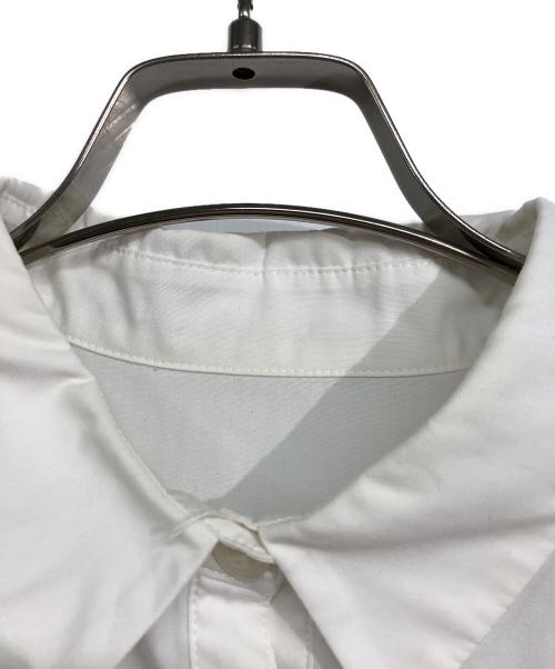 essentiel HIROKO BIS（エッセンシャル ヒロコビス）essentiel HIROKO BIS (エッセンシャル ヒロコビス) ワイドシルエットシャツワンピース ホワイト サイズ:9号の古着・服飾アイテム