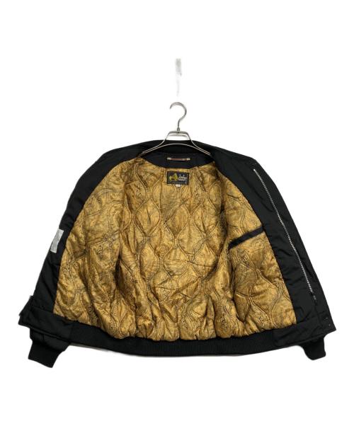 DERBY OF SAN FRANCISCO（ダービーオブサンフランシスコ）DERBY OF SAN FRANCISCO (ダービーオブサンフランシスコ) ダービージャケット ブラック×ゴールド サイズ:Mの古着・服飾アイテム