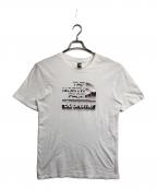 SUPREME×THE NORTH FACEシュプリーム×ザ ノース フェイス）の古着「Metallic Logo T-shirt」｜ホワイト